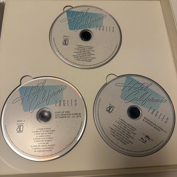 EAGLES Hotel California: 40th ANNIVERSARY DXEdition 2 CDs 1 Blu-ray Posters Book - Picture 7 of 9